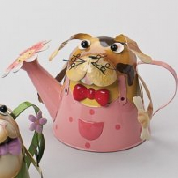 S&auml;ger GmbH Gie&szlig;kanne "Hund mit Knochen" 17 cm